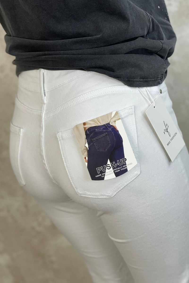 Pantalón Vaquero a campana y push up