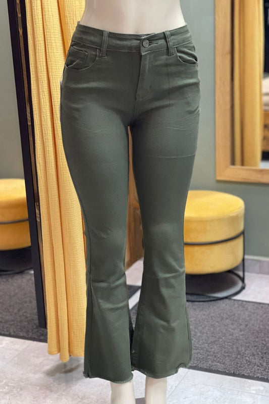 Vaquero acampanado elastico