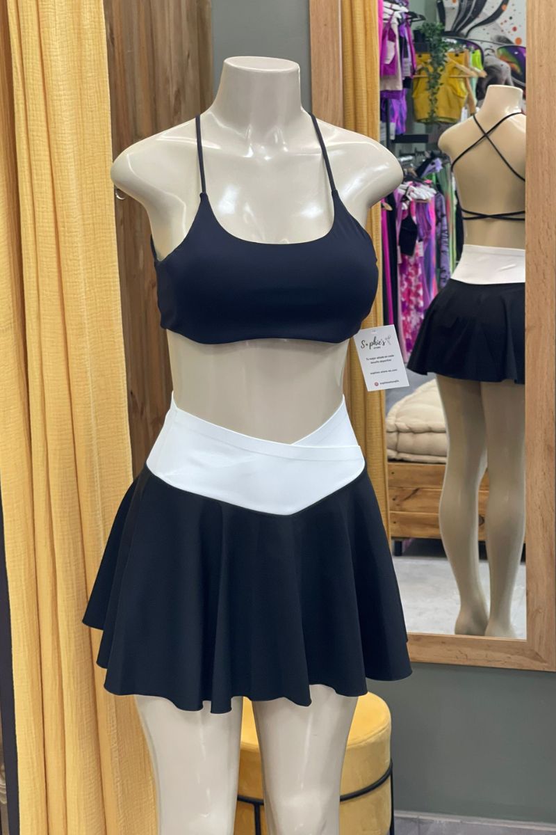 Falda pantalón con faja
