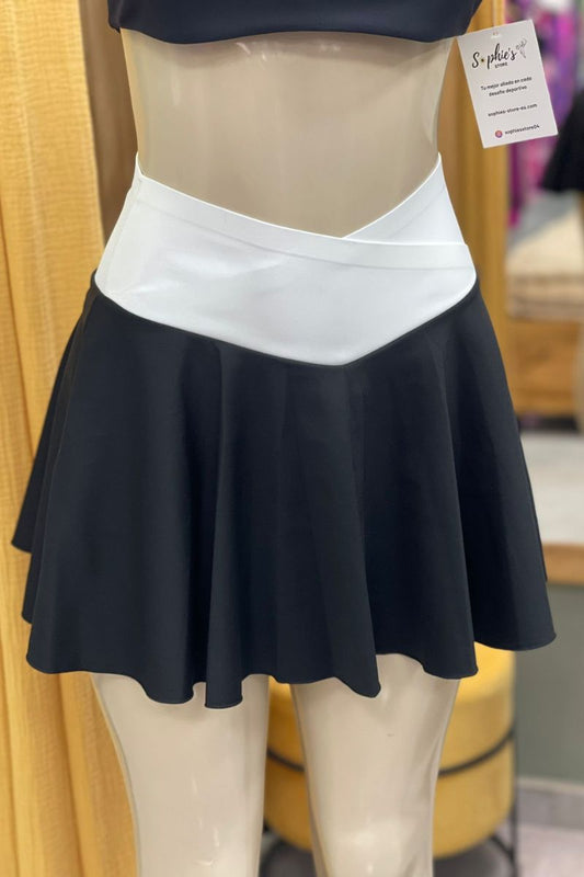 Falda pantalón con faja