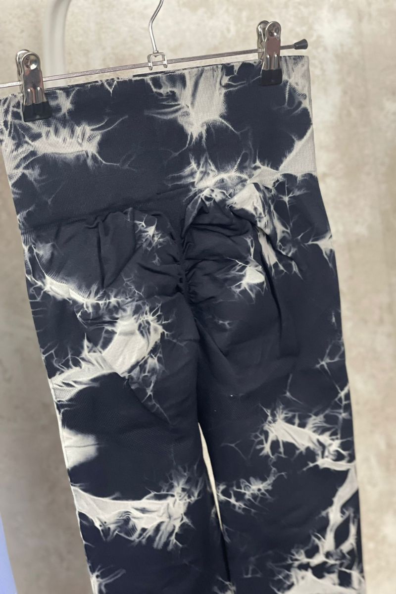 Leggins tie dye push up - compresivo