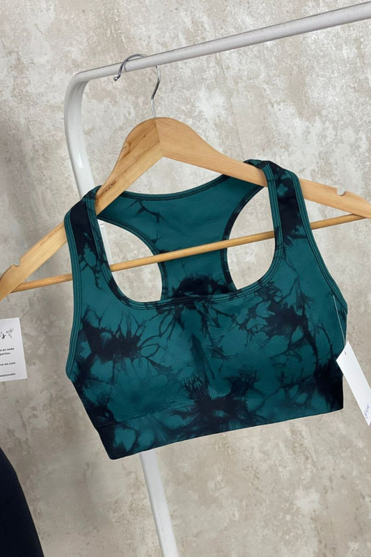 Top tie dye con relleno extraíble