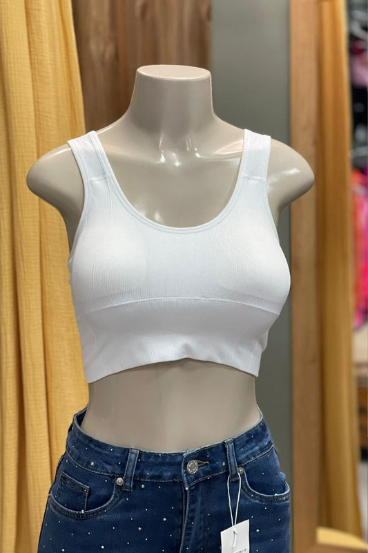 Top con relleno extraíble