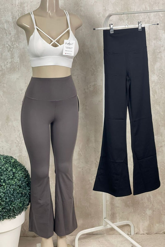 Leggins reductor acampanado y bolsillo