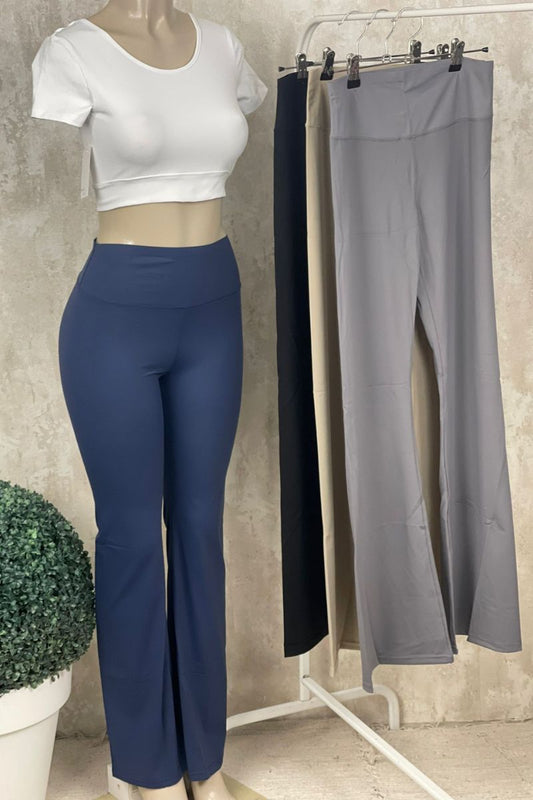 Leggins acampanado lycra sin push up