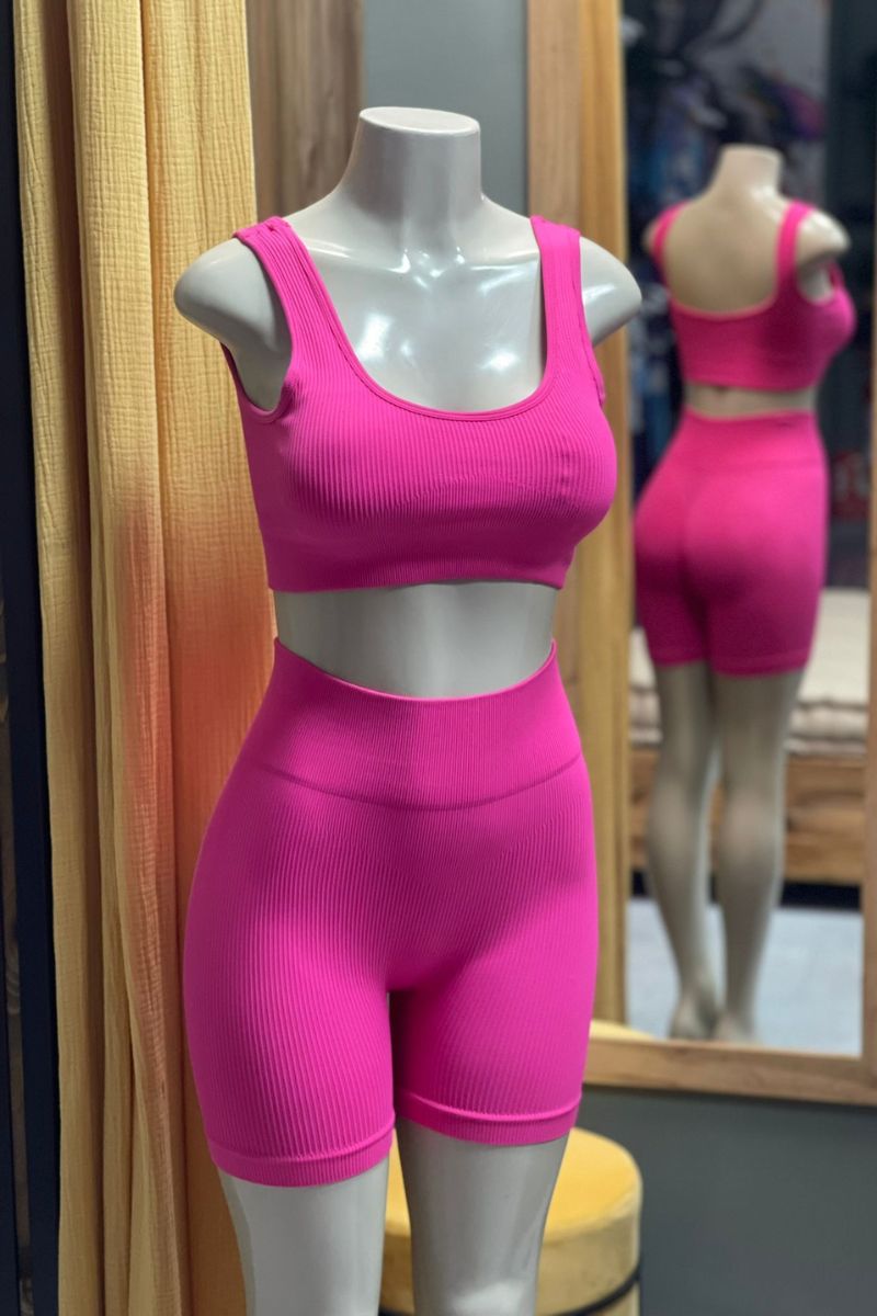 Conjunto canalé push up