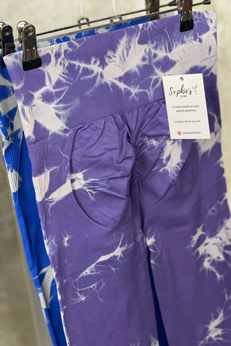 Leggins Tie dye push up - Desde la S hasta las XL