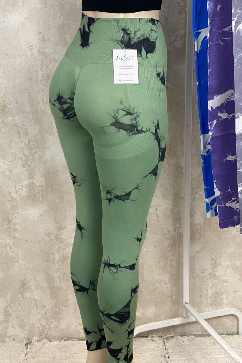 Leggins Tie dye push up - Desde la S hasta las XL
