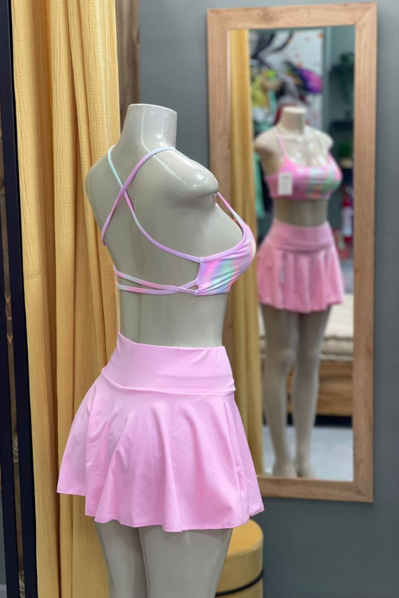 Falda Capri con pantalón