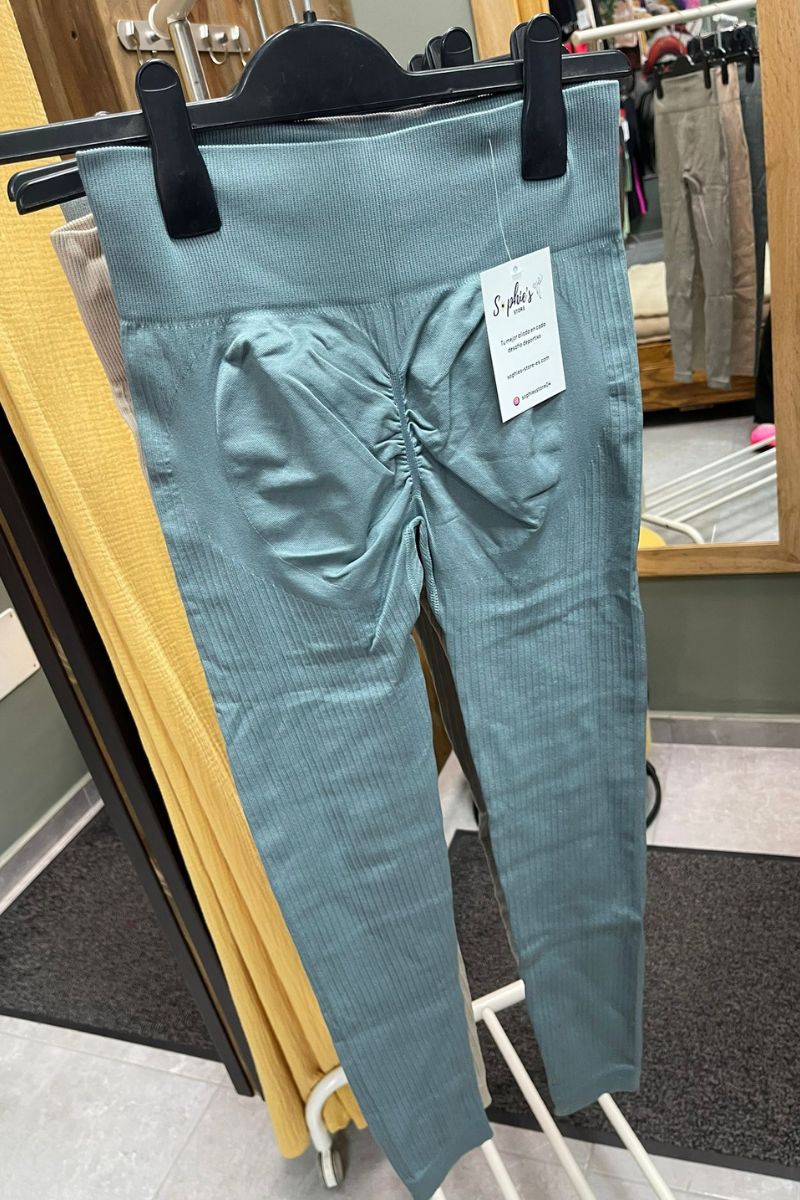 Leggins canalé push up