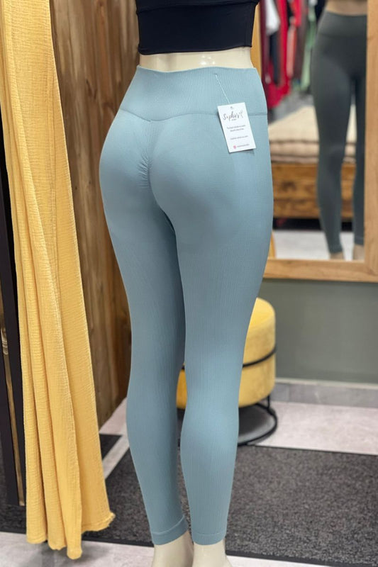Leggins canalé push up