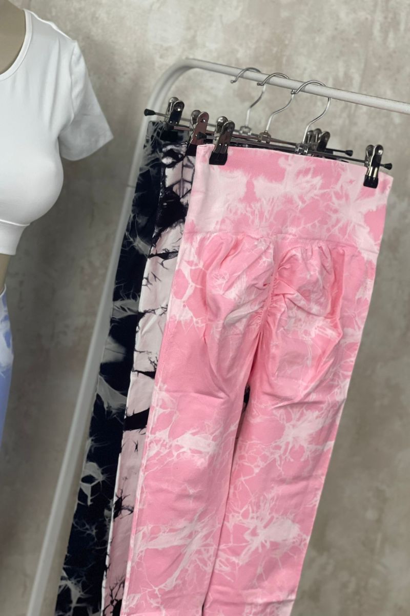 Leggins tie dye push up - compresivo