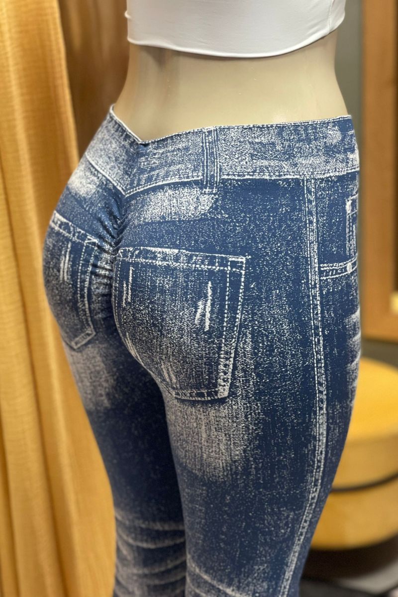 Leggins efecto vaquero push up