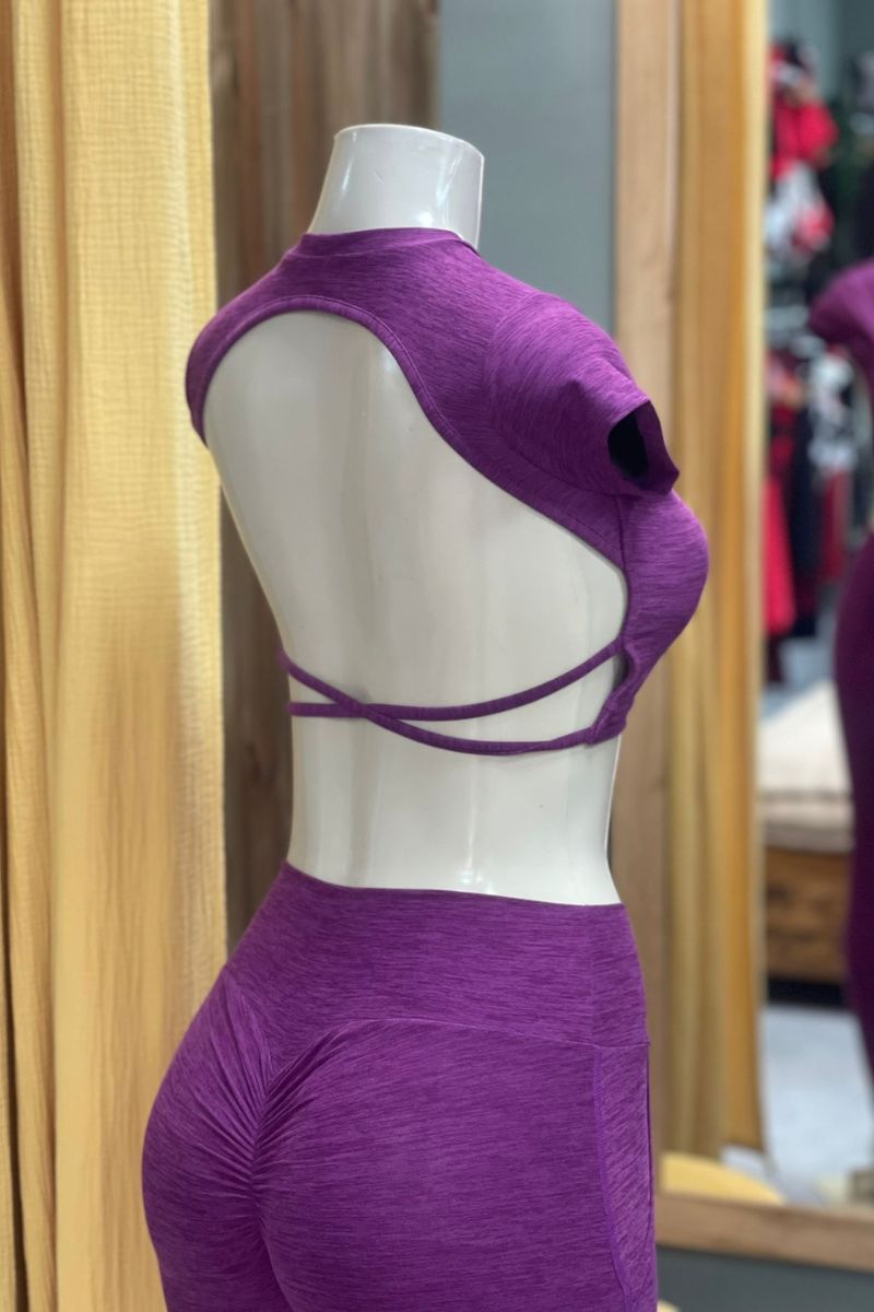 Conjunto Ibiza push up - top con manga