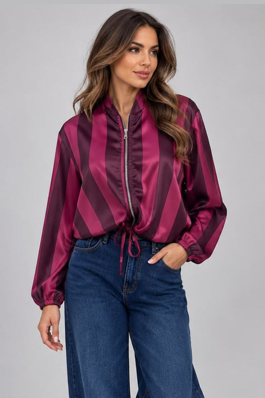 Chaqueta Rayas