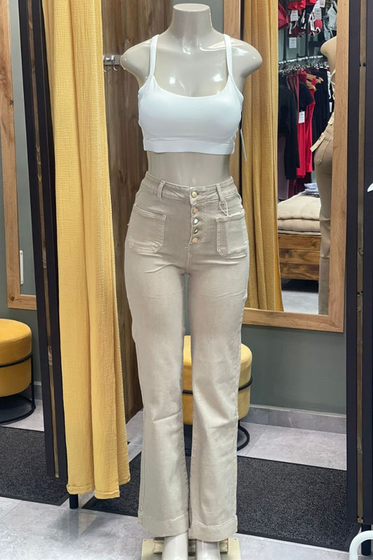 Vaquero Beige botones