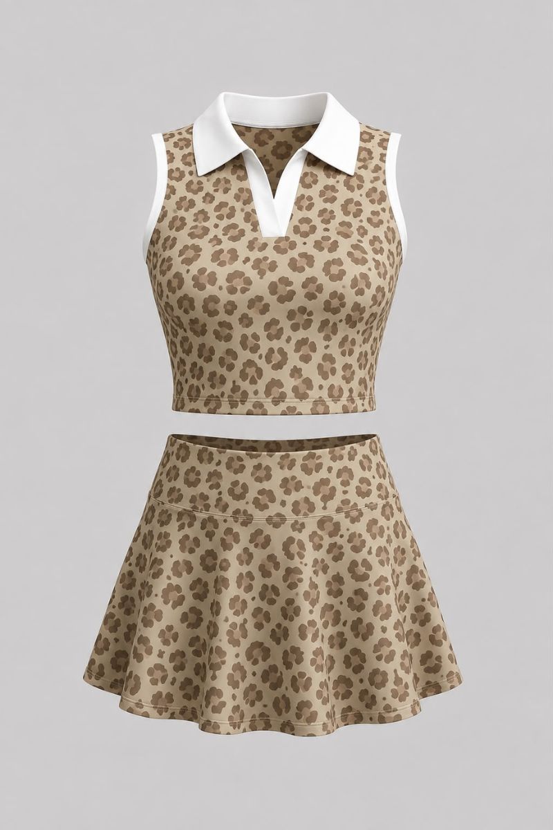 Conjunto Leopardo pádel