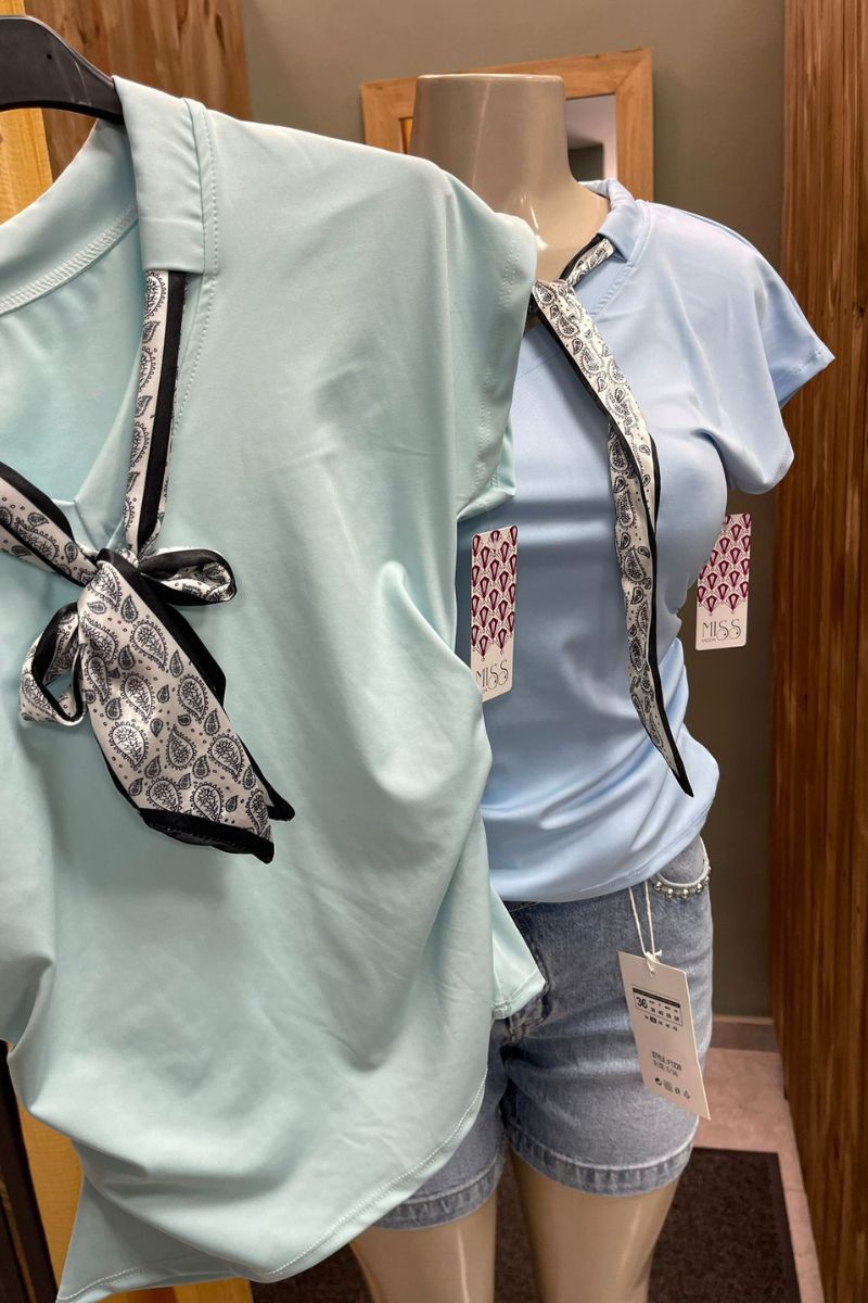 Camisa lycra foulard