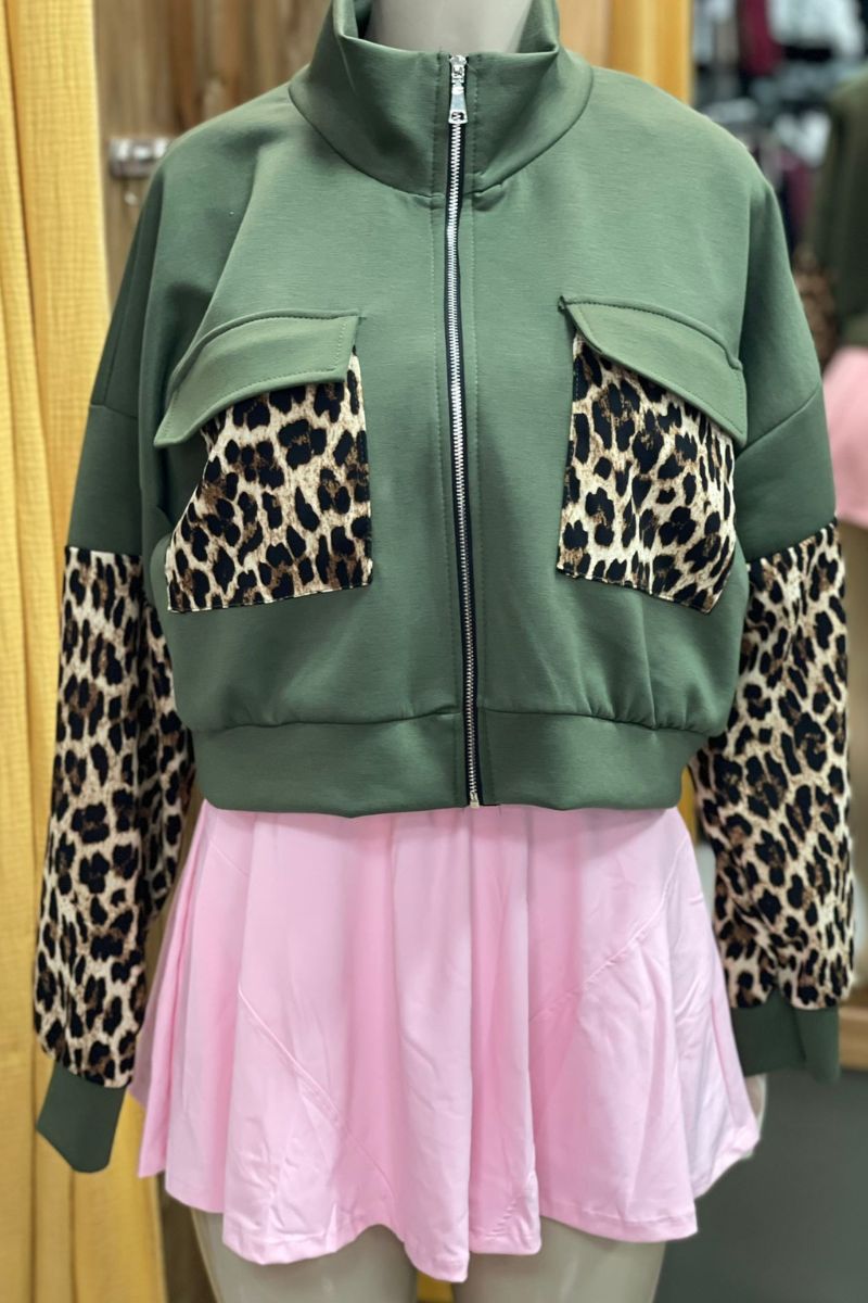 Chaqueta leopardo T.U