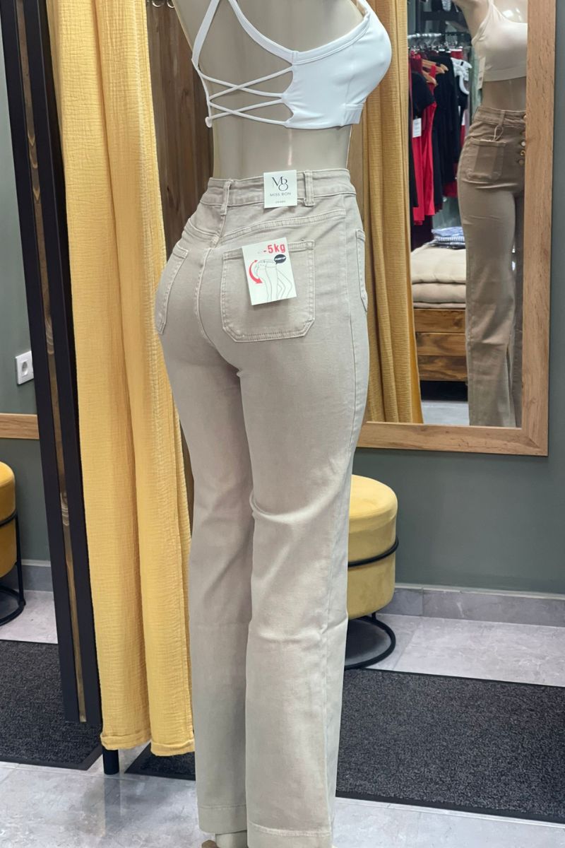 Vaquero Beige botones