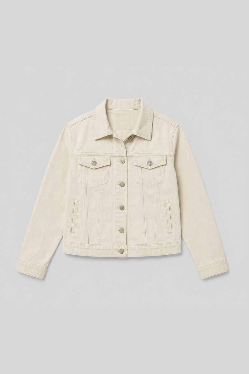 Chaqueta Vaquera Beige
