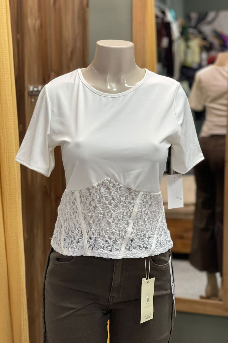 Camiseta Encaje T.U