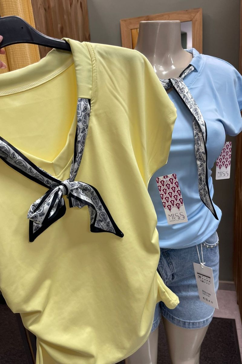 Camisa lycra foulard