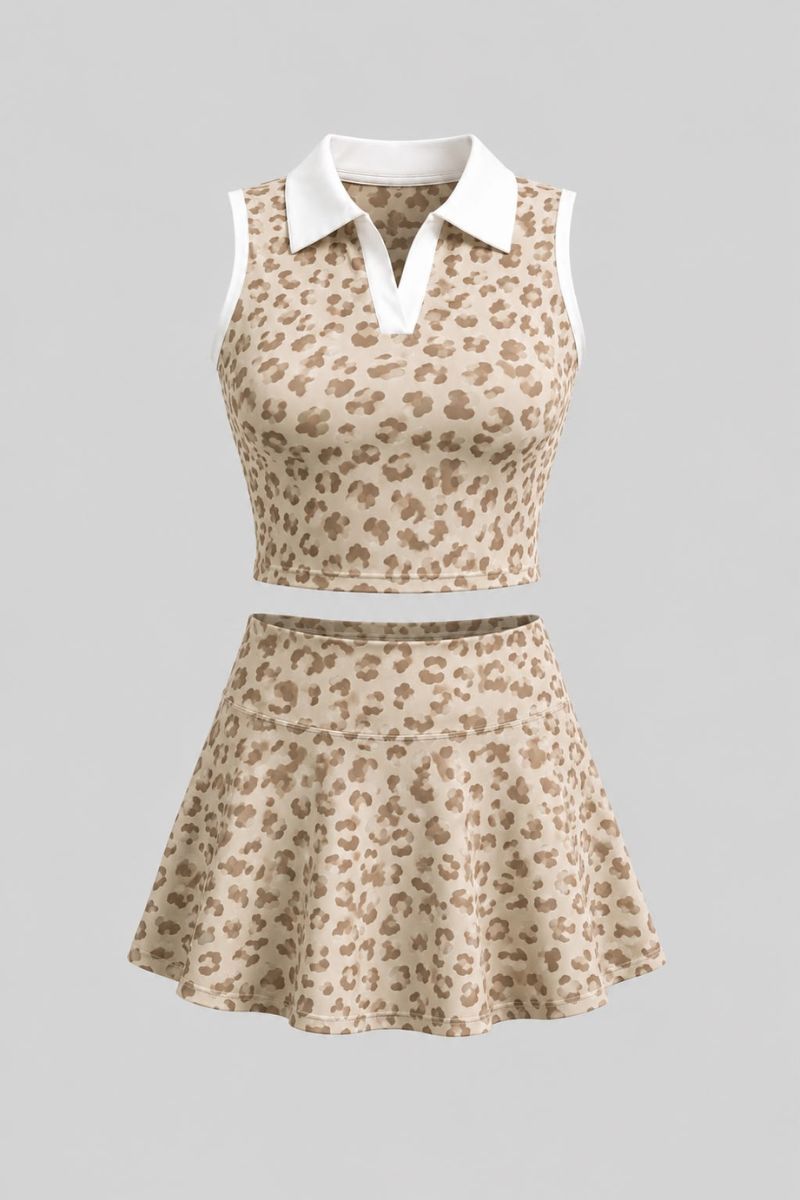 Conjunto Leopardo pádel