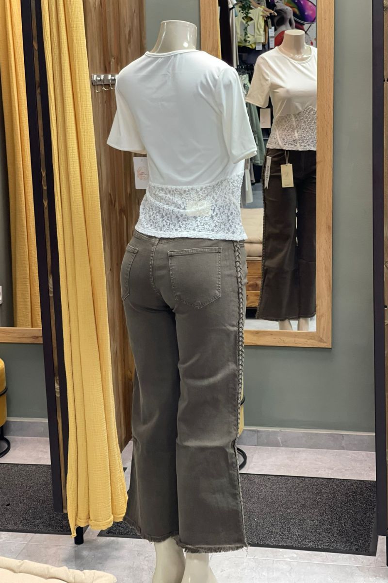 Vaquero Trenza Elastico