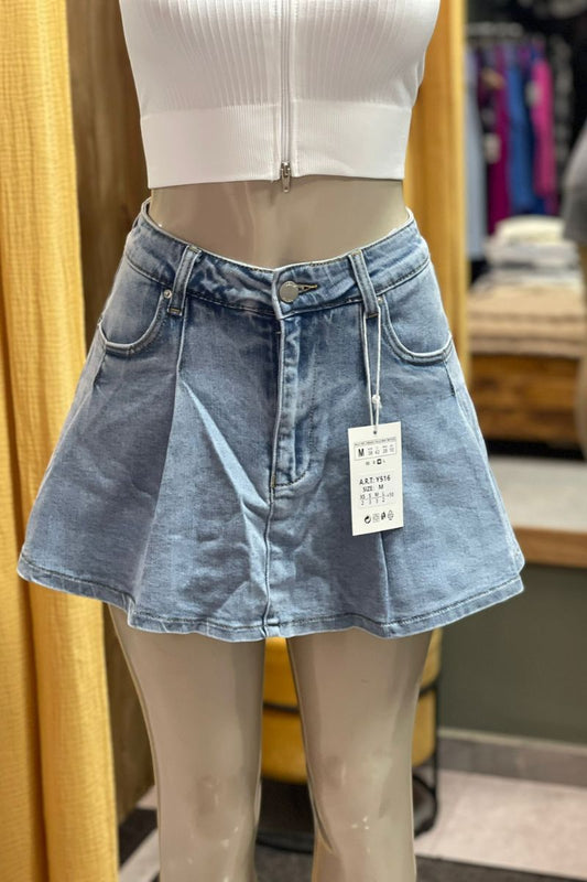 Falda pantalón vaquera
