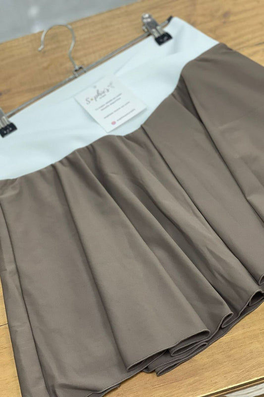 Falda pantalón con faja