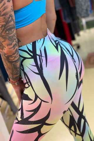 Image of Leggings "Tropical Glow" push up