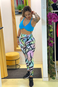 Leggings "Tropical Glow" push up