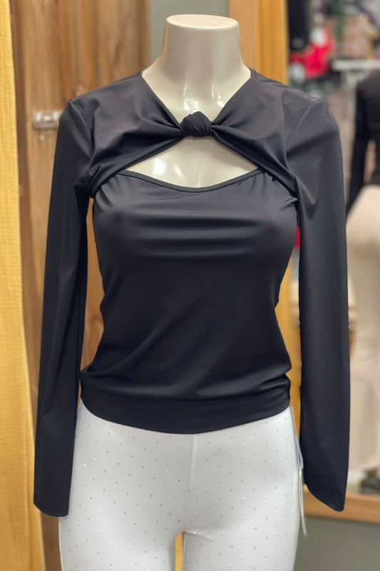 Top camiseta nudo