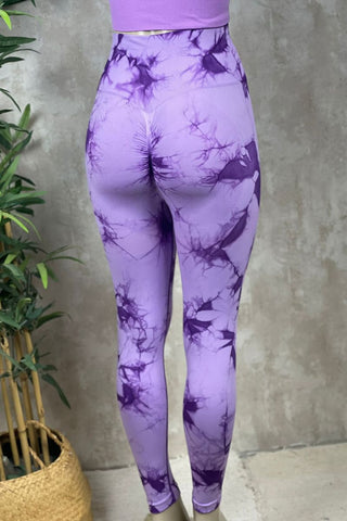 Image of Leggins Tie Dye push Up