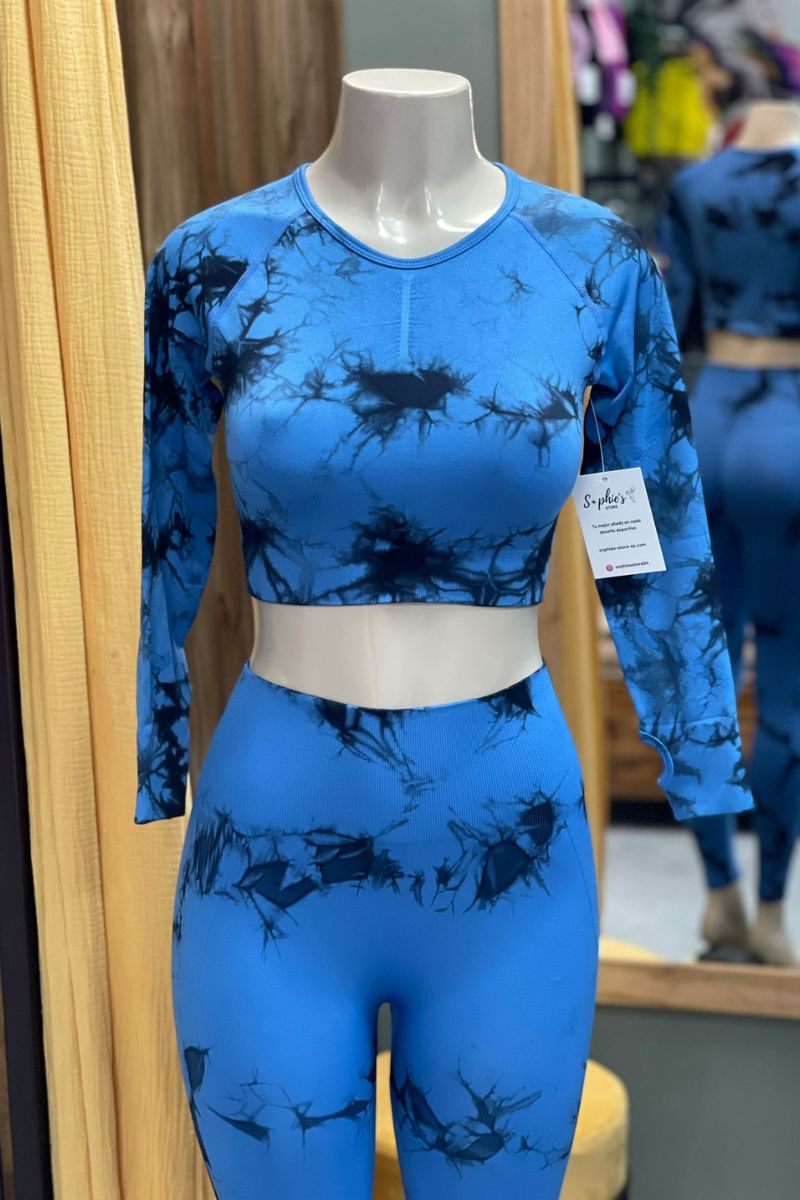 Conjunto tie dye push up