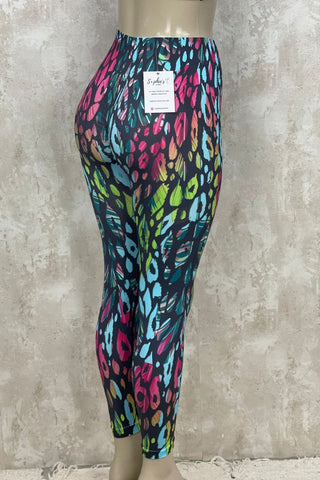 Image of Leggins Leopardo negro