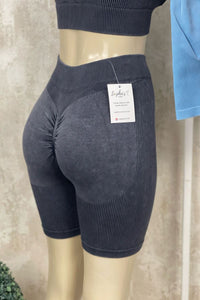 Leggins ciclista efecto desgastado push up