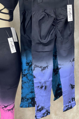 Image of Leggins difuminado Tie Dye push up