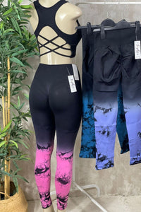 Leggins difuminado Tie Dye push up