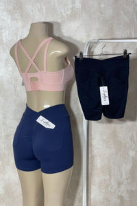 Leggins "Short Realce Activo" push up y bolsillo