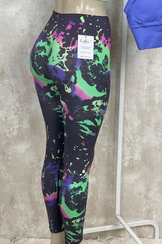 Image of Leggings "Galaxy Splash" push up