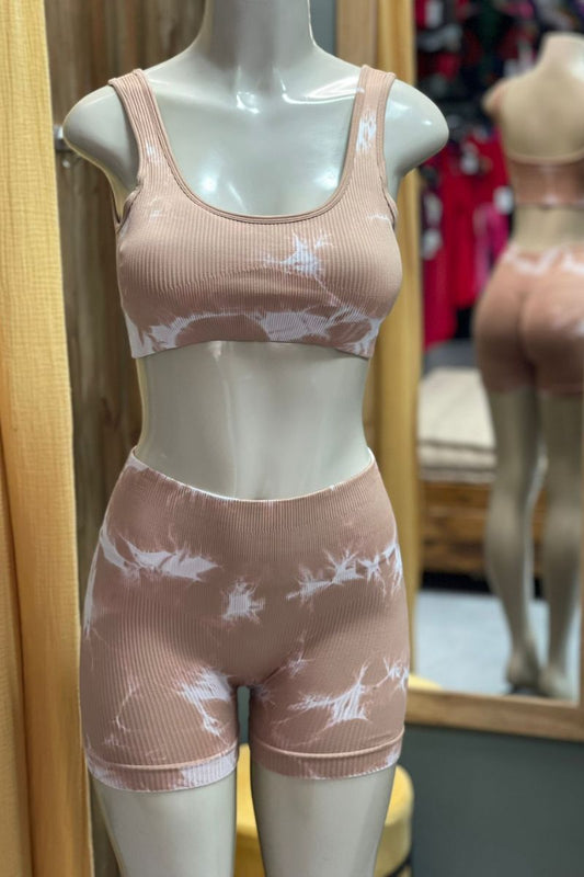 Conjunto tie dye push up