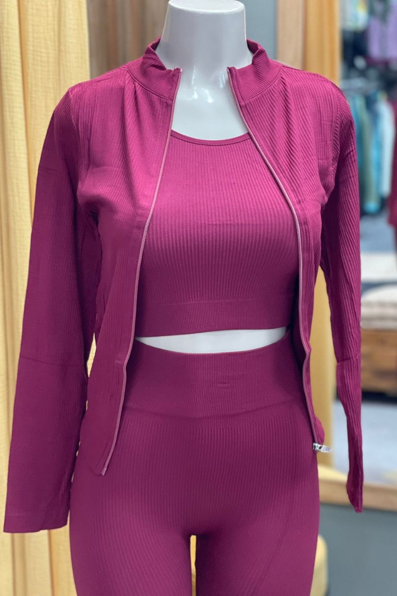 Conjunto 3 pieza push up - Talla única