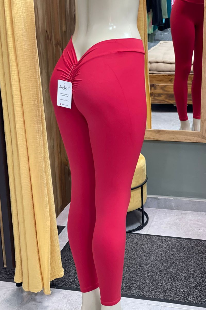 Leggins pico en v push up