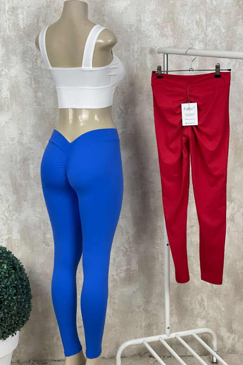 Leggins pico en v push up