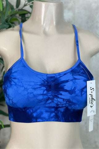 Image of Top Tie dye tirantes y relleno extraible