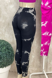 Leggins tie dye push up