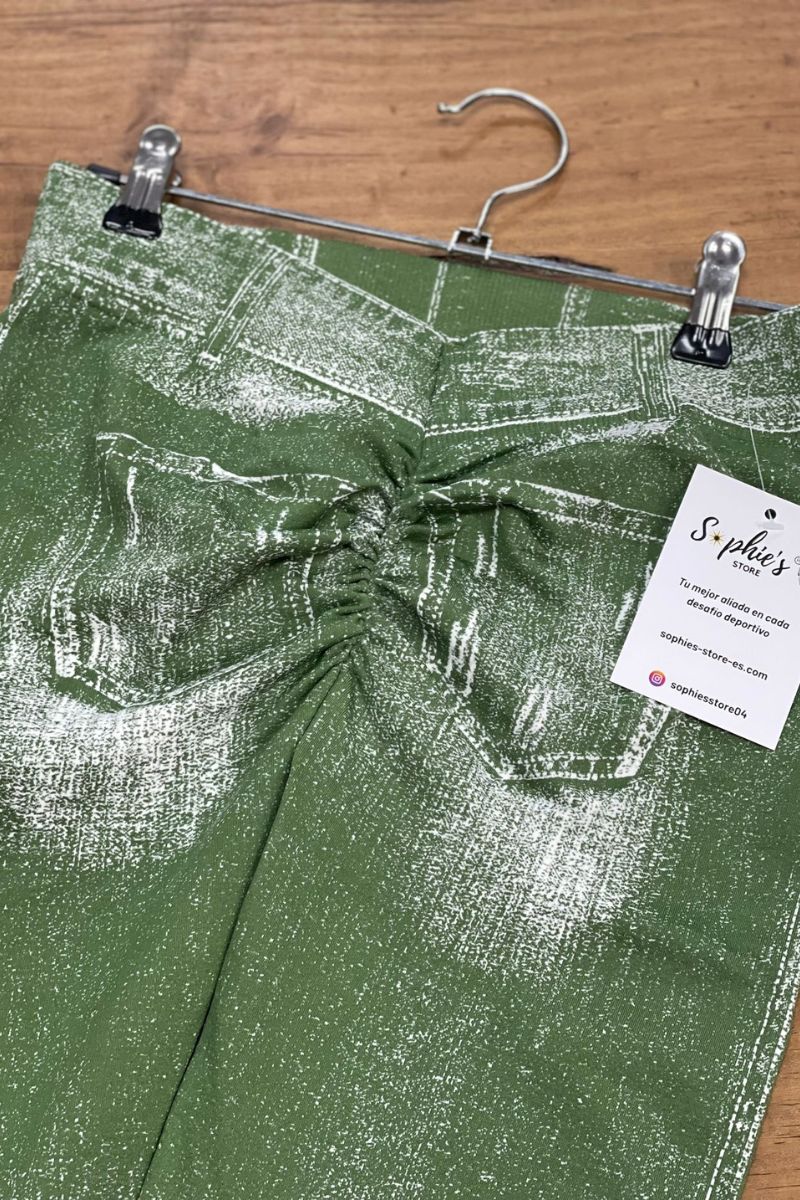 Leggins efecto vaquero push up